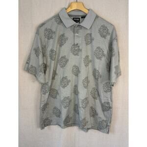 Ping Collection UV Protection Polo Shirt Men Large‎ Sage Green Golf Recreation